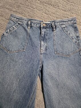 KanCan Medium Blue 5 Pocket Denim Jeans with Copper Button